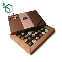 Luxury Box CMYK printing paper candy chocolate packaging box With lid